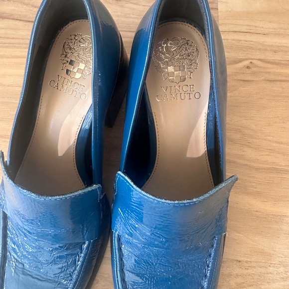 Vince Camuto Blue Patent Leather Loafers - Picture 7 of 7